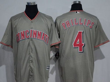 Brandon Phillips Cincinnati Reds grey jersey