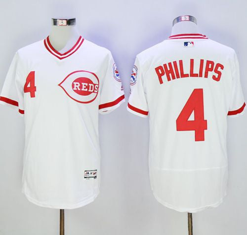 Brandon Phillips Cincinnati Reds white Authentic jersey
