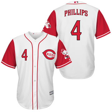 Brandon Phillips Cincinnati Reds white jersey