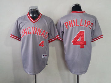 Phillips Cincinnati Reds grey jersey