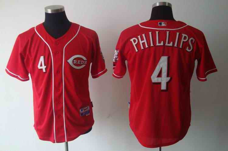 Phillips Cincinnati Reds red jersey