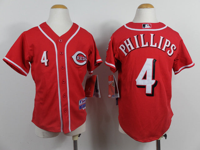 Phillips Cincinnati Reds red jersey