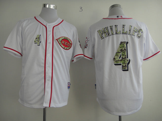 Phillips White Cincinnati Reds camo Camo jersey