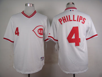 Phillips Cincinnati Reds white jersey