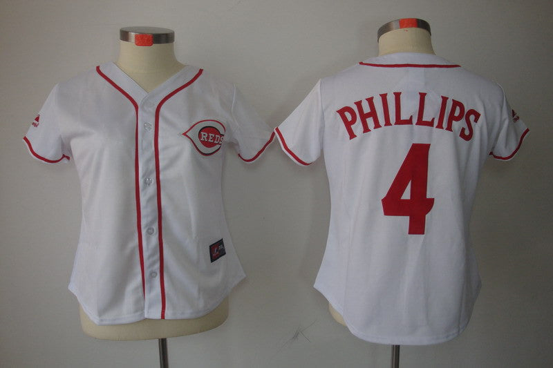 Phillips Cincinnati Reds white jersey