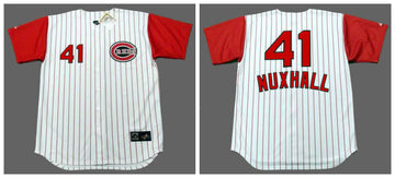 Joe Nuxhall Cincinnati Reds white Throwback jersey