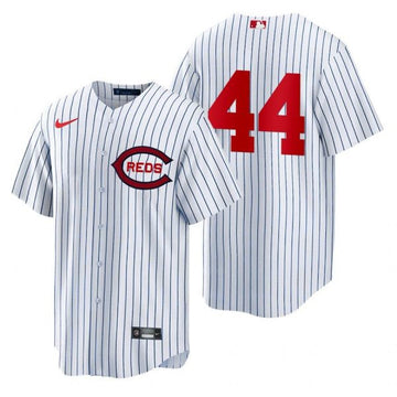 Aristides Aquino Cincinnati Reds white jersey
