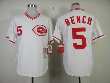 Bench Cincinnati Reds white jersey
