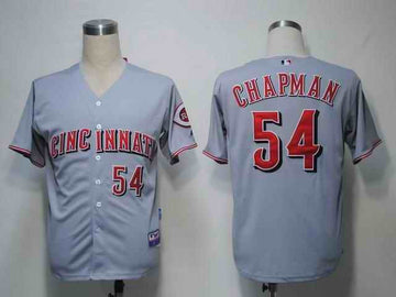 Chapman Cincinnati Reds grey jersey