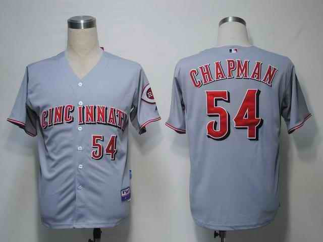 Chapman Cincinnati Reds grey jersey