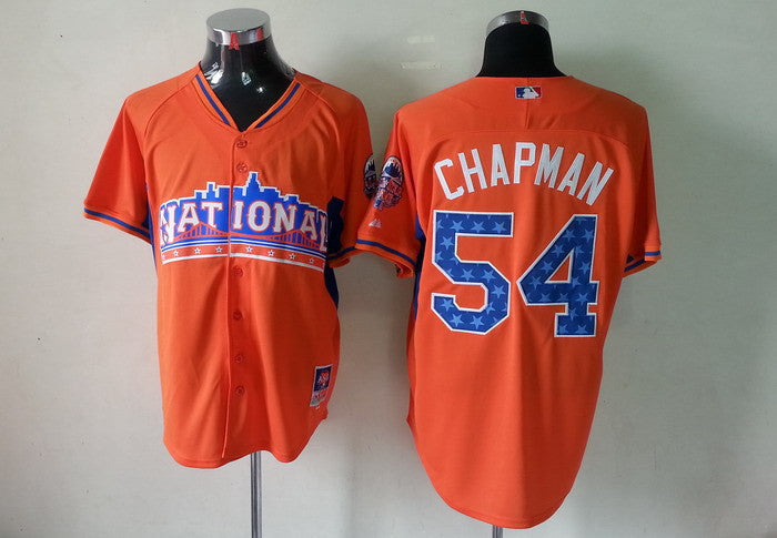 Chapman Cincinnati Reds orange jersey