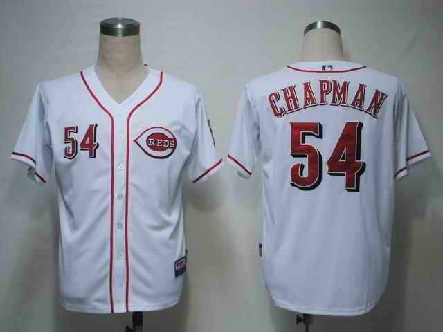 Chapman Cincinnati Reds white jersey