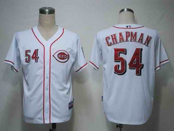 Chapman Cincinnati Reds white jersey
