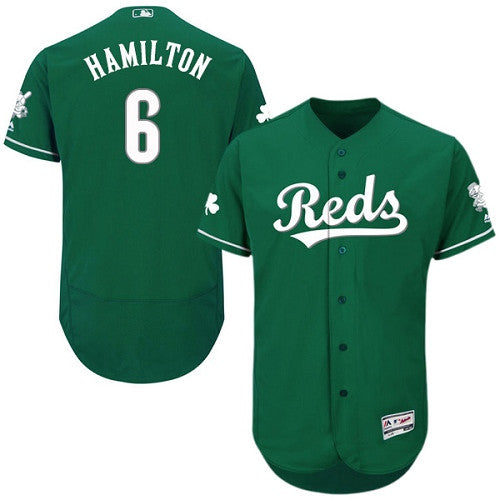 Billy Hamilton Cincinnati Reds green jersey