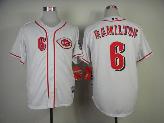 Billy Hamilton Cincinnati Reds white jersey