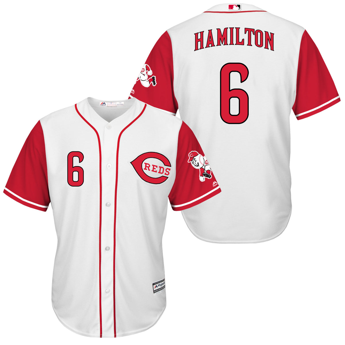 Billy Hamilton Cincinnati Reds white jersey