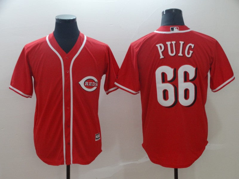Yasiel Puig Cincinnati Reds red jersey