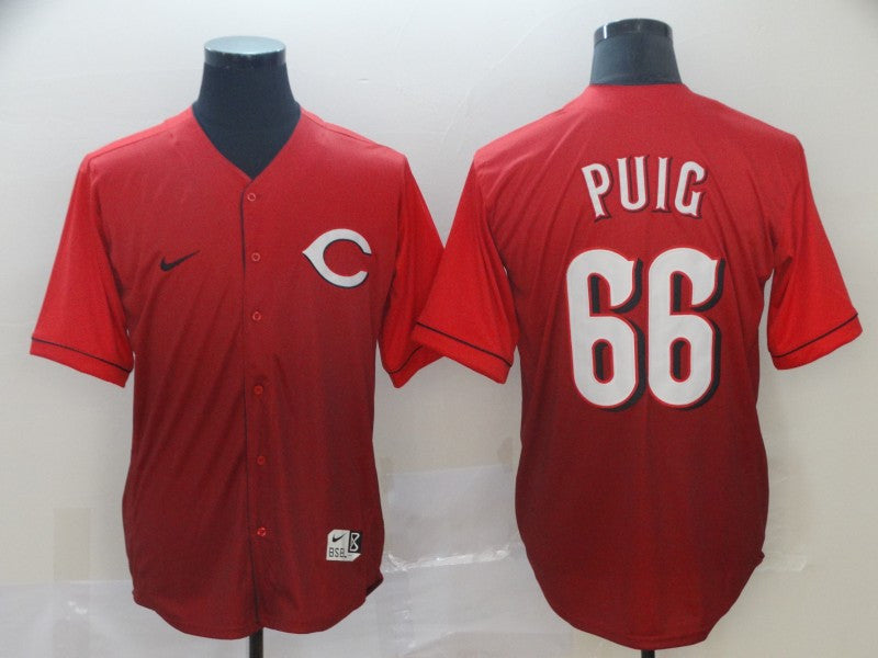 Yasiel Puig Cincinnati Reds red Fashion jersey