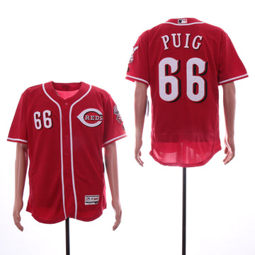 Yasiel Puig Cincinnati Reds red jersey