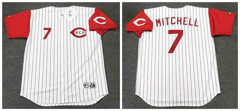 Kevin Mitchell Cincinnati Reds white Throwback jersey