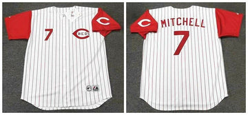 Kevin Mitchell Cincinnati Reds white Throwback jersey