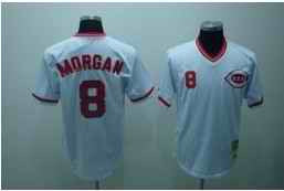 Joe Morgan Cincinnati Reds white jersey