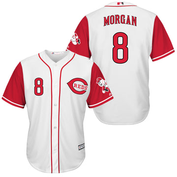 Joe Morgan Cincinnati Reds white jersey