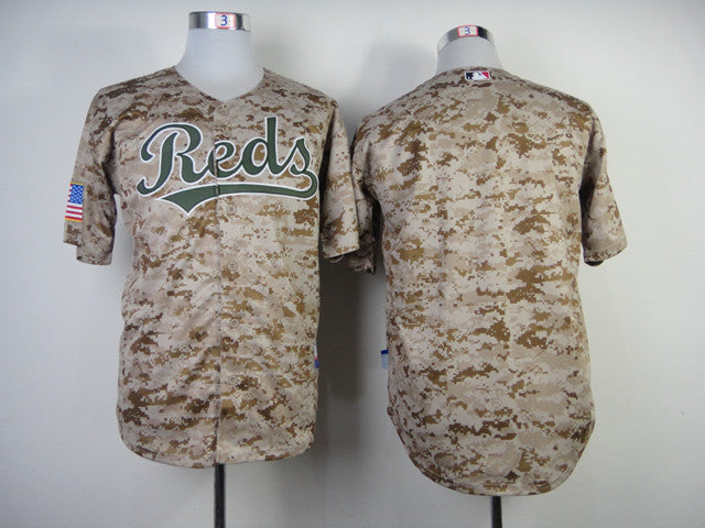 Custom Cincinnati Reds camo Camo jersey