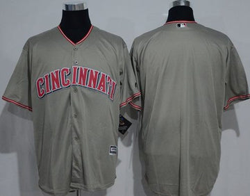 Custom Cincinnati Reds grey jersey