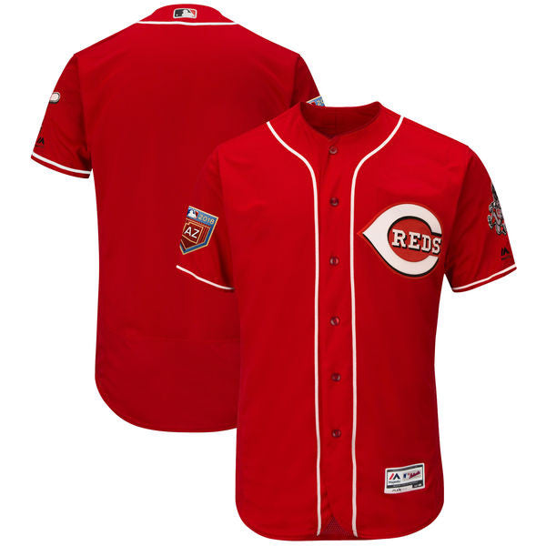 Custom Cincinnati Reds red jersey