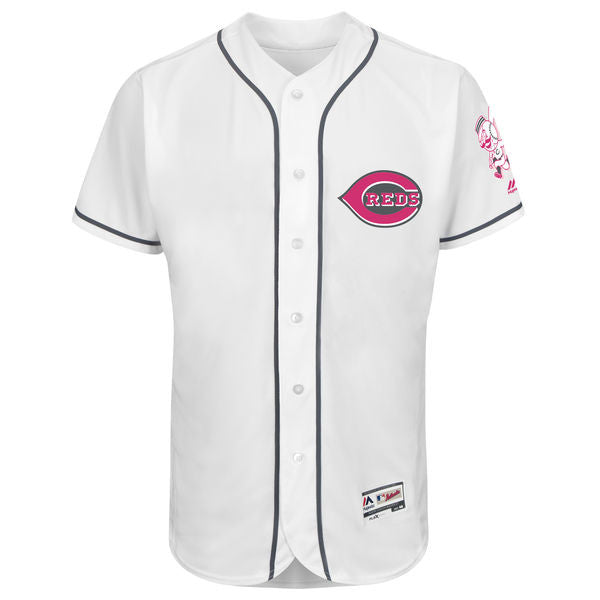 Custom Cincinnati Reds white jersey