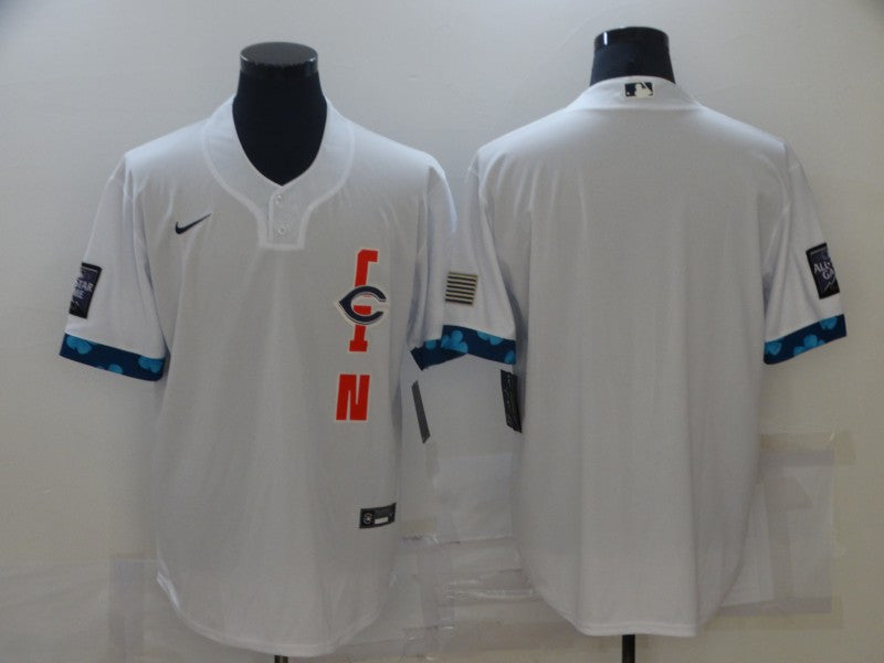 Custom Cincinnati Reds white All-Star jersey