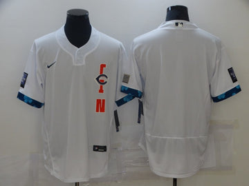 Custom Cincinnati Reds white All-Star jersey
