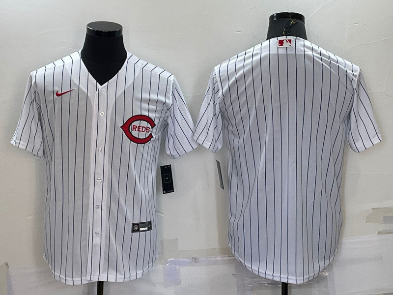 Custom Cincinnati Reds white jersey