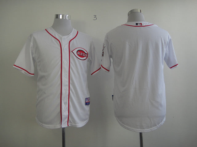 Custom Cincinnati Reds white jersey