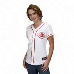 Blank White Cincinnati Reds red jersey