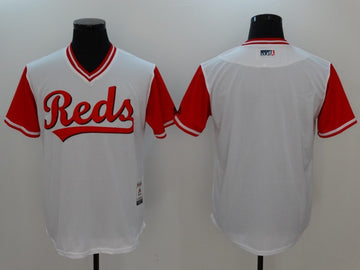 Majestic Cincinnati Reds white jersey