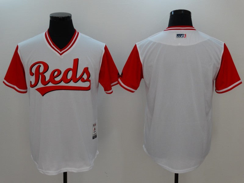 Majestic Cincinnati Reds white jersey