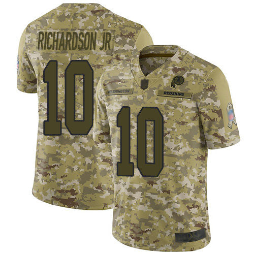 Paul Richardson Jr Washington Commanders camo Salute To Service jersey