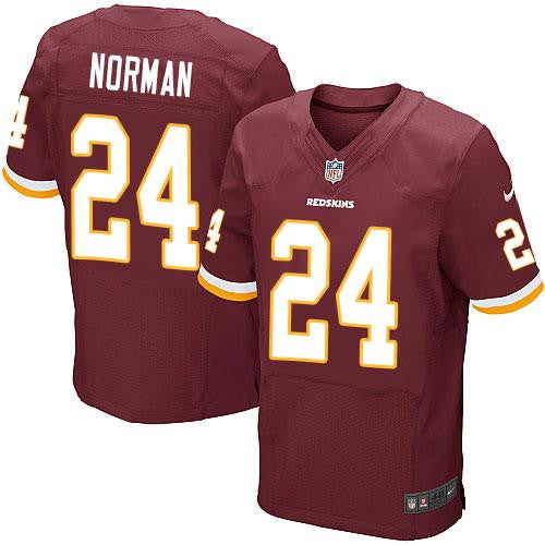Josh Norman Washington Commanders burgundy Elite jersey
