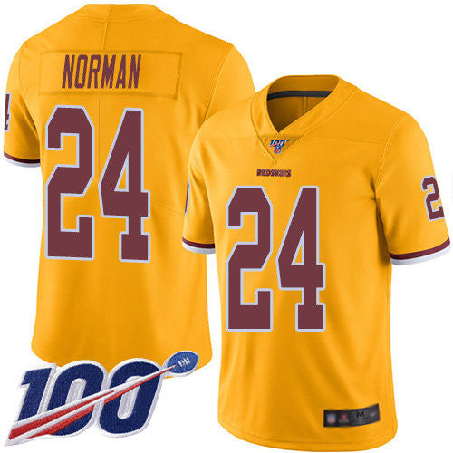Josh Norman Washington Commanders gold Limited jersey