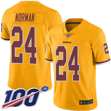 Josh Norman Washington Commanders gold Limited jersey