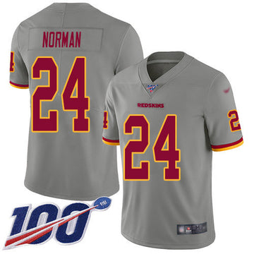 Josh Norman Washington Commanders gray Inverted Legend jersey