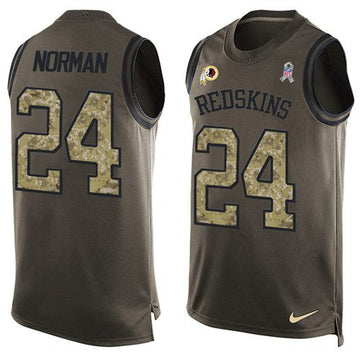 Josh Norman Washington Commanders green Salute To Service jersey