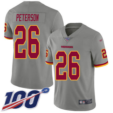 Adrian Peterson Washington Commanders gray Inverted Legend jersey