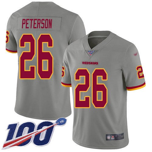 Adrian Peterson Washington Commanders gray Inverted Legend jersey