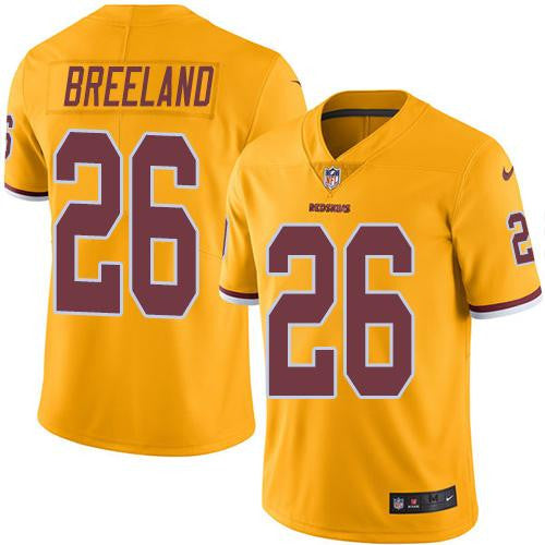 Bashaud Breeland Washington Commanders gold Limited jersey