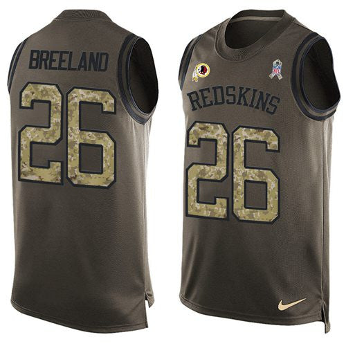 Bashaud Breeland Washington Commanders green Salute To Service jersey