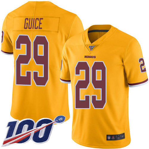 Derrius Guice Washington Commanders gold Limited jersey