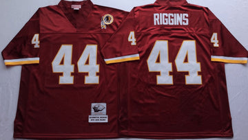 John Riggins Washington Commanders red Throwback jersey